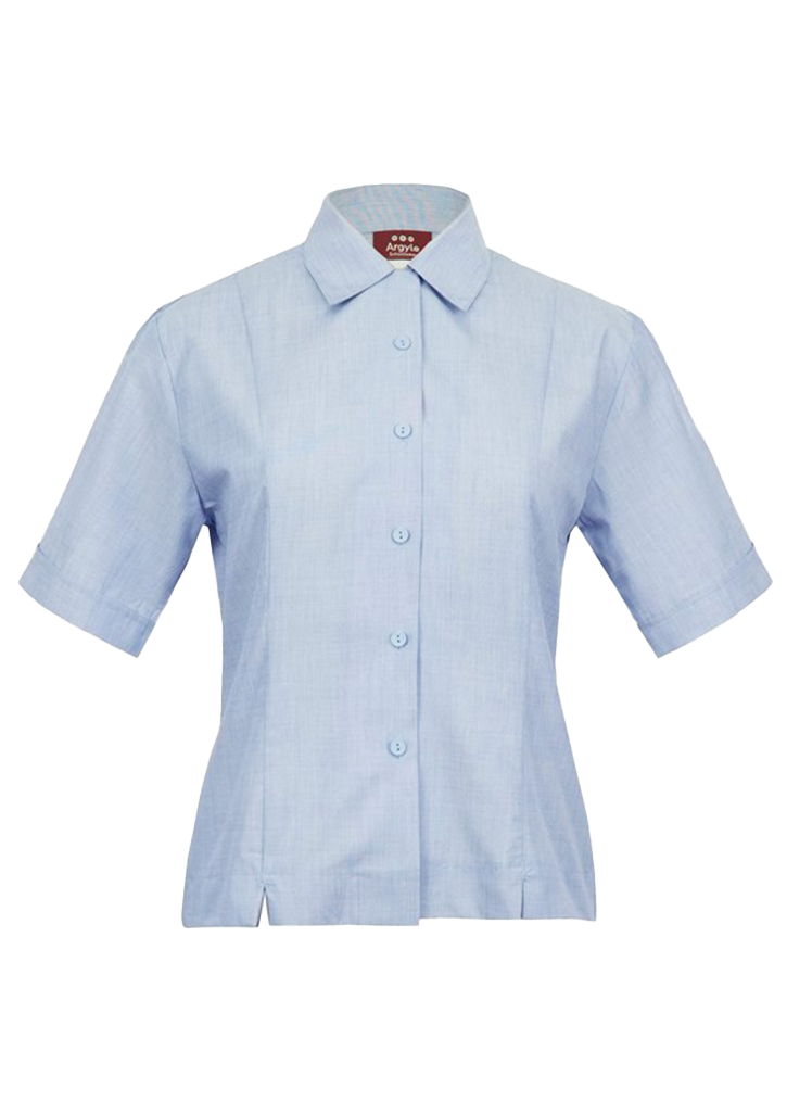 Tararua College Yr 9-12 Blouse SS Chambray Blue