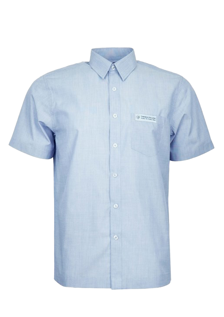 Tararua College Yr 9-12 Shirt SS Chambray Blue